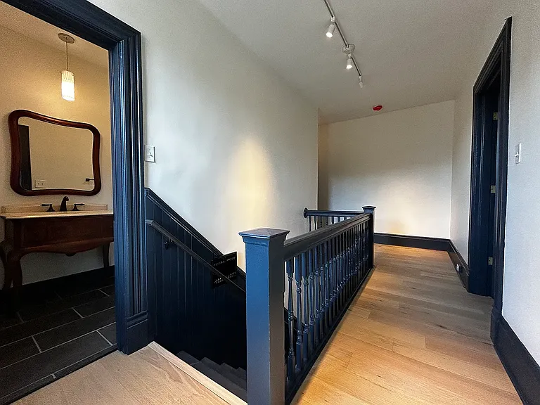 Upstairs art walls