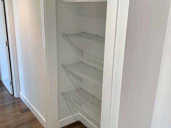 Additional storage and linen closet