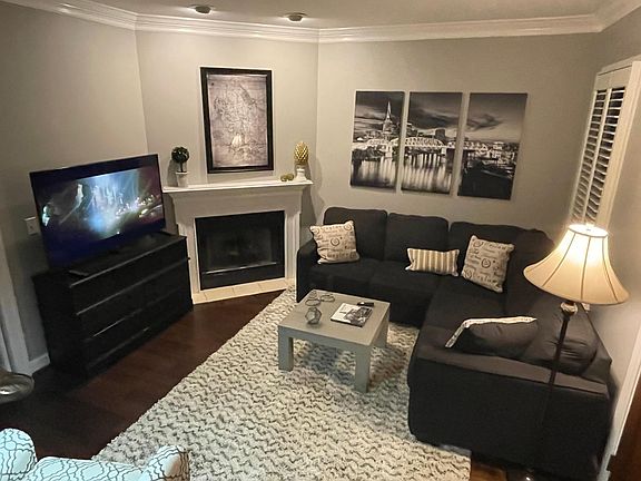Nashville Themed Den with 55_ Smart TV