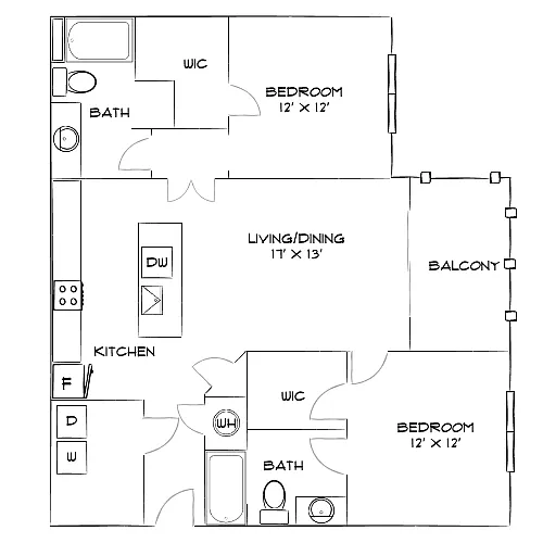 Floor plan Design 2B