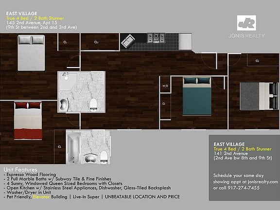 2nd image of 145 2nd Ave APT 15