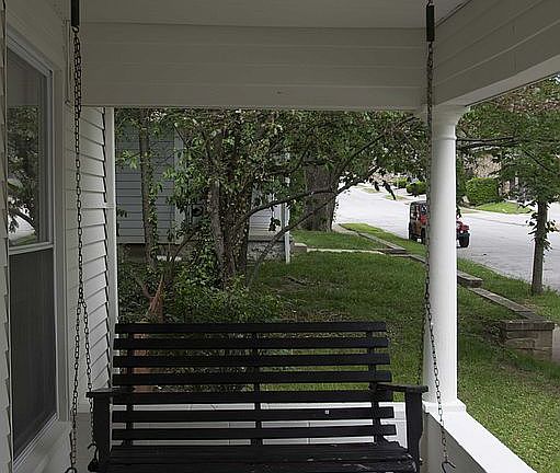 Grandfather's swing on porch