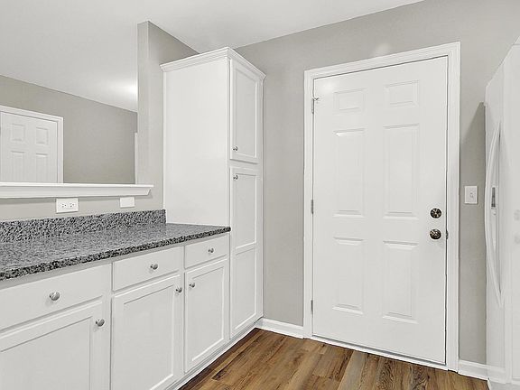 Entry door from attached garage