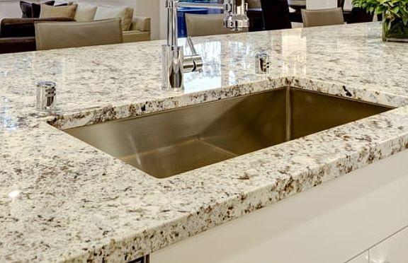 New Granite Kitchen, bathroom and vanity to be installed. Example photo.