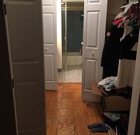 Ample closet space