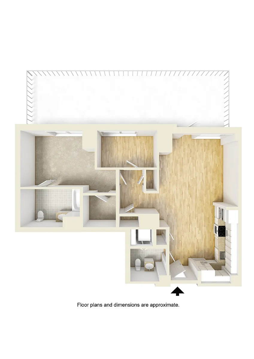 Floor plan 1P 3-9