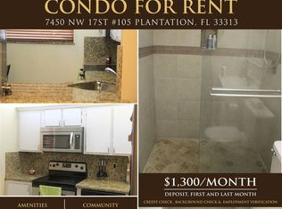 7450 NW 17th St APT 105, Plantation, FL 33313