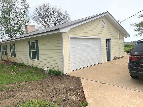 West end of house/garage