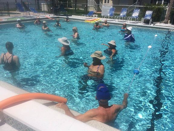 Aqua aerobics!