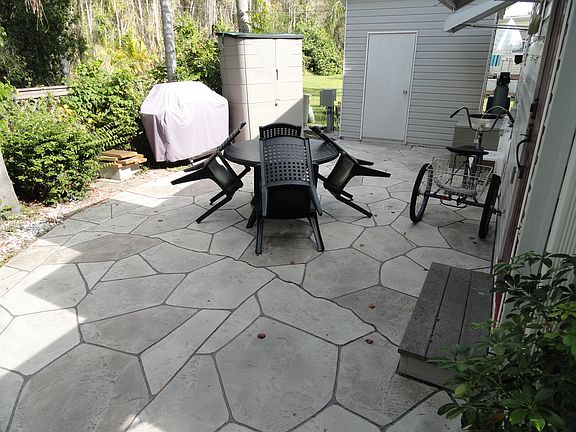 Back patio.