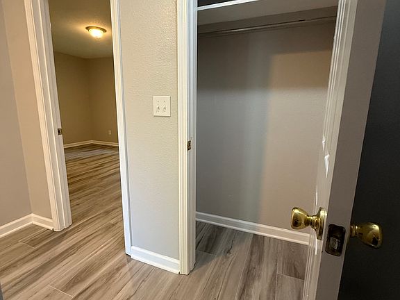Upstairs closet and storage area