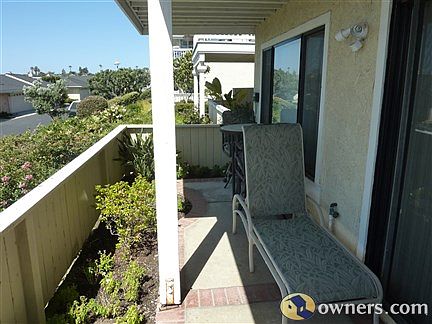 downstairs patio with ocean view