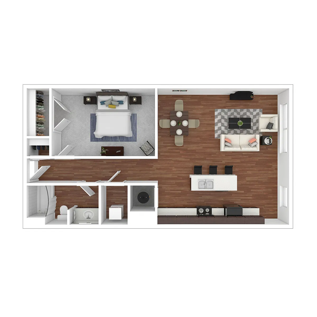 Floor plan Stout