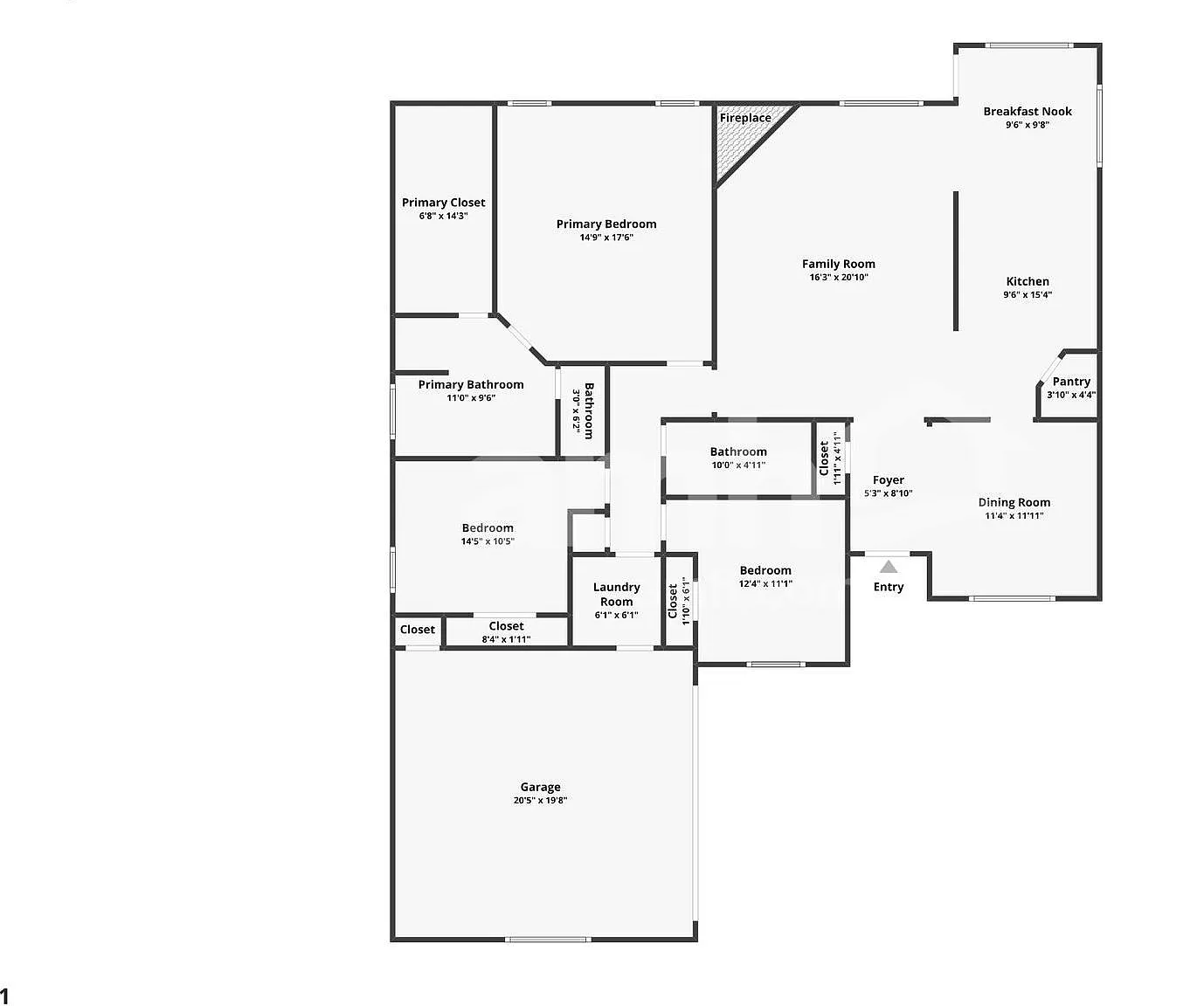 3 bed, 2.0 bath, 1931 sqft, $2,010 — Photo 2