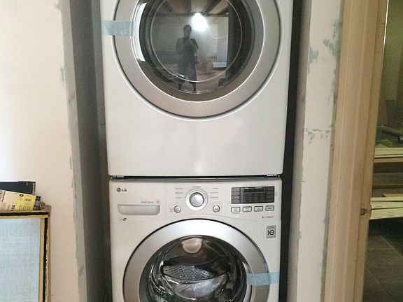 private full sized laundry