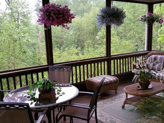 Screened Porch w/ skylights