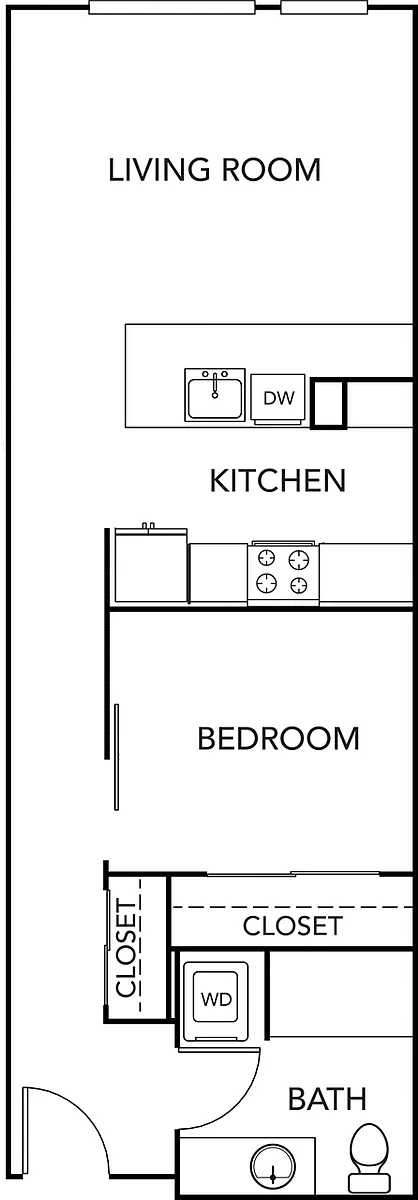 Floor plan Broadway B1 SIM