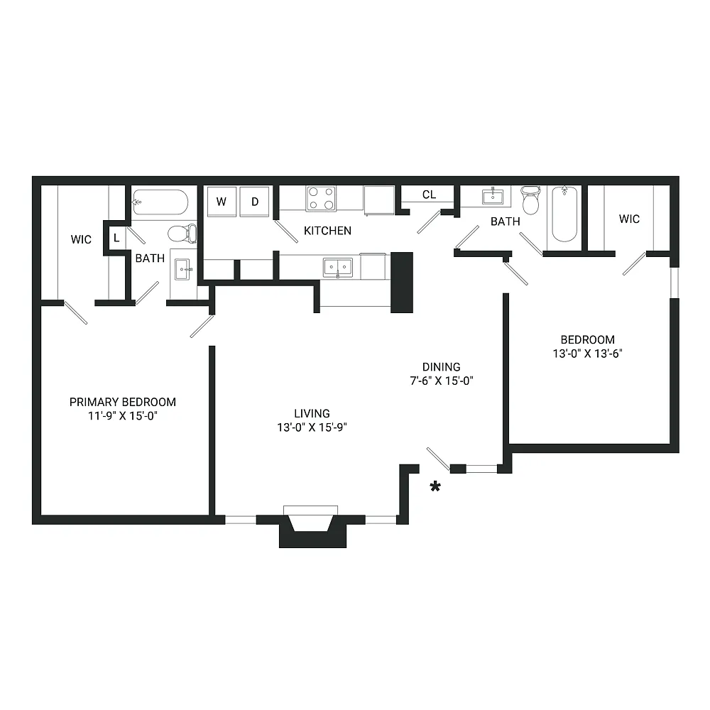Floor plan B1