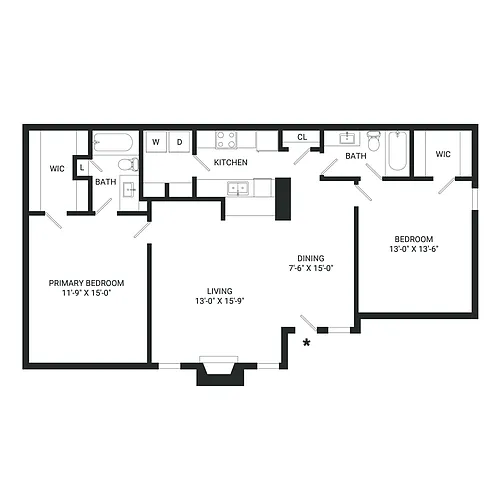Floor plan B1