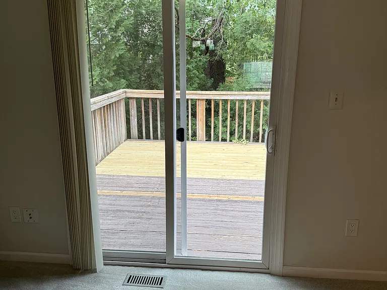 Sliding Door to Main Level Deck
