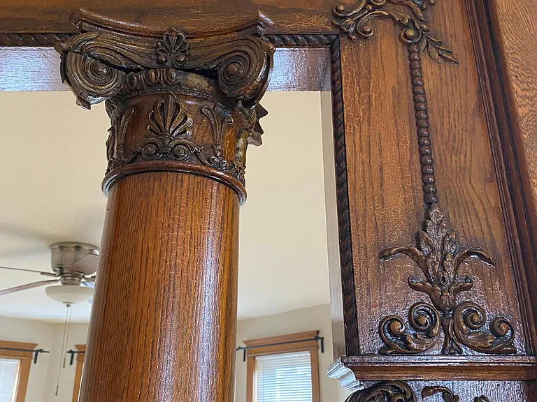 Original woodwork- very detailed