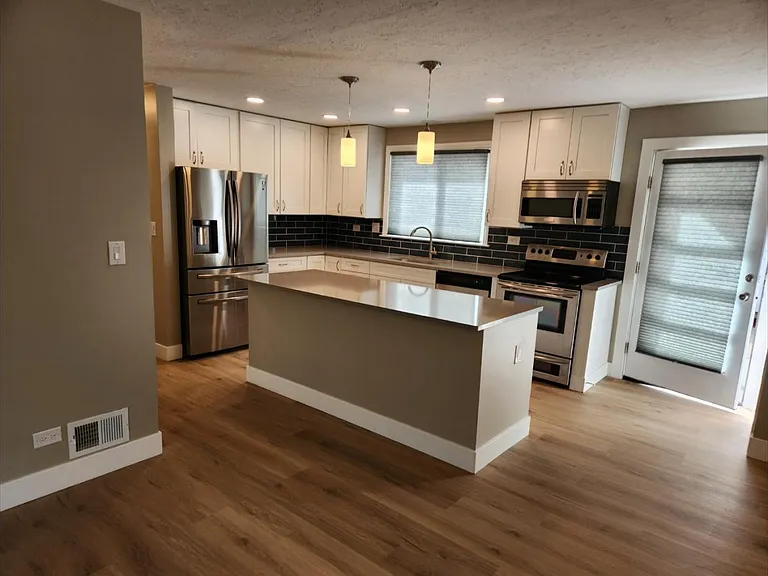 New kitchen with under cabinet lights