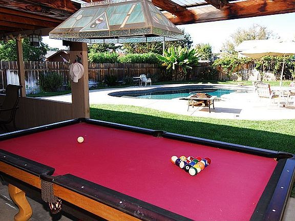 Entertain on your covered patio
