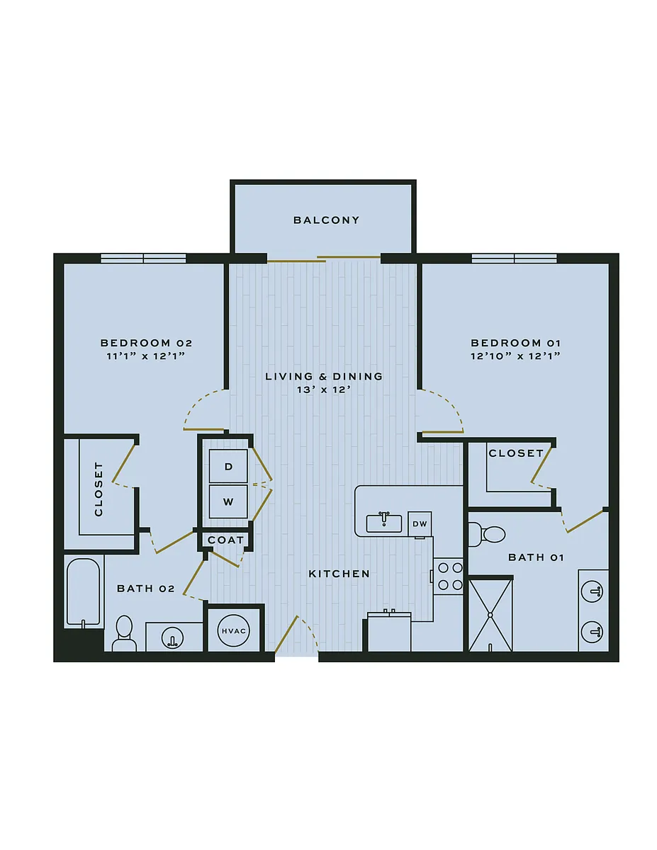 Floor plan B2A