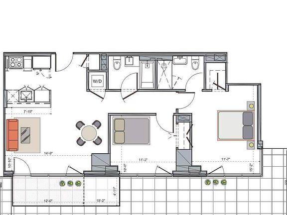2nd image of 44-41 Purves St #1414