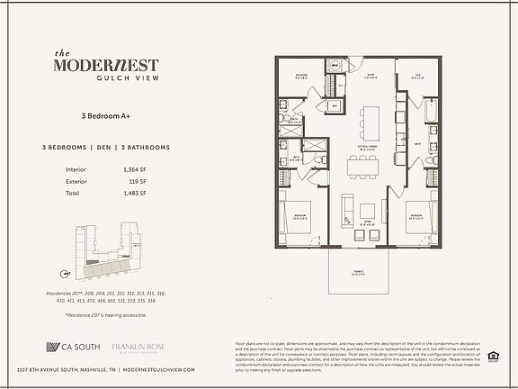 Modernest Gulch View 3 Bedroom A