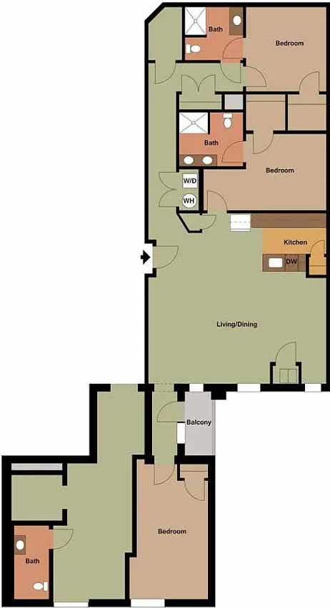 Floor plan 3 Bedroom