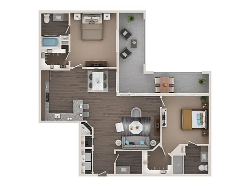 Floor plan B3