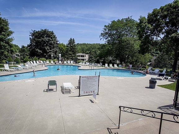 View of the large outdoor poool