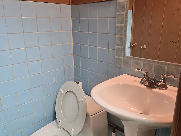 Basement half-bath.