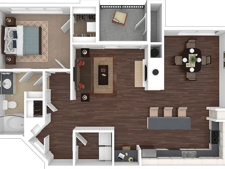A3R Floorplan | One Bedroom A3R Floorplan | One Bedroom