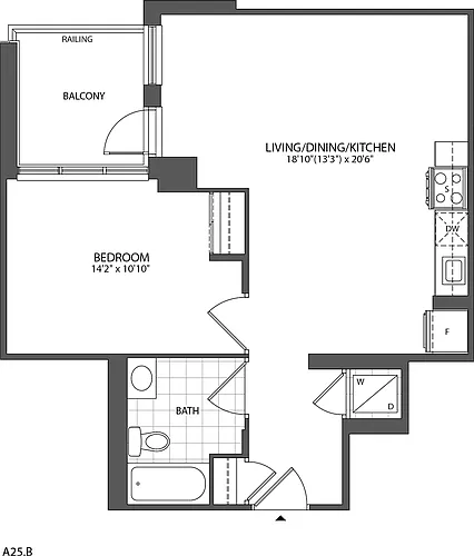 Floor plan 822