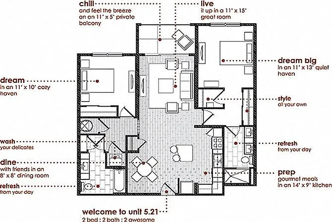 Floor plan B7