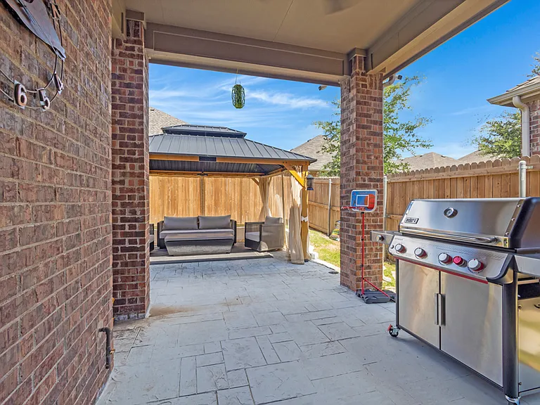 Extended patio