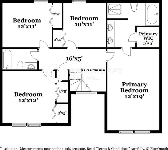 primary bedroom