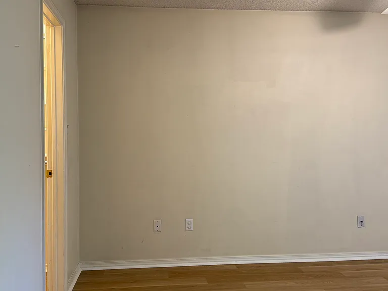 Bedroom #1 from hallway with closet door