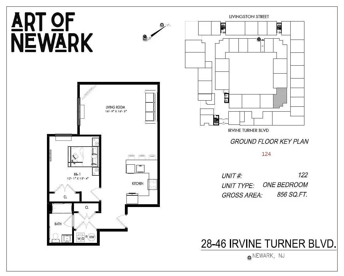 Floor plan 44_1B1B