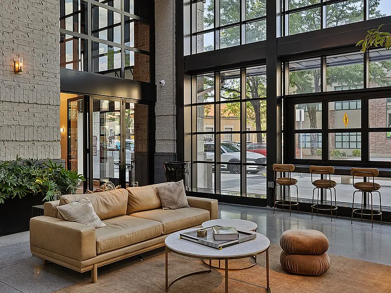 Glass Atrium Lounge Couch