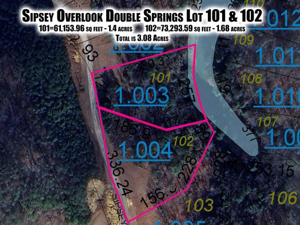 101 & 102 Sipsey Overlook Rd, Double Springs, AL 35553