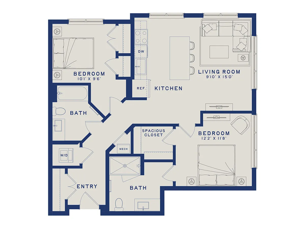 Floor plan B3