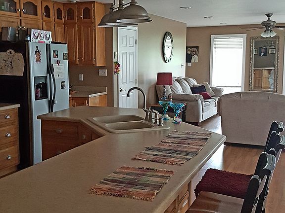 Open kitchen and family room