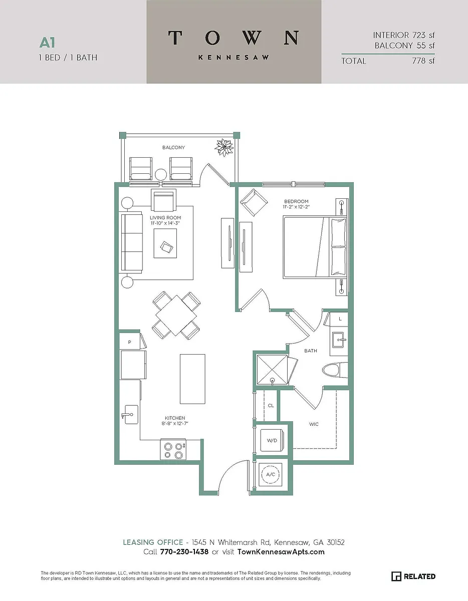 Floor plan A1