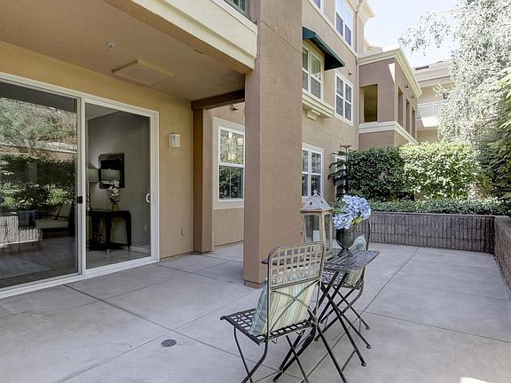 Large, secluded patio