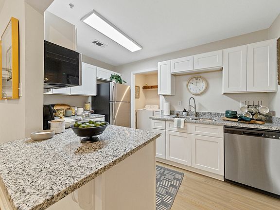 Residents love our modern kitchens with wood-style flooring, and stainless-style appliances.