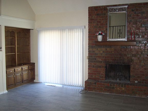 Built-in book case in Living Room