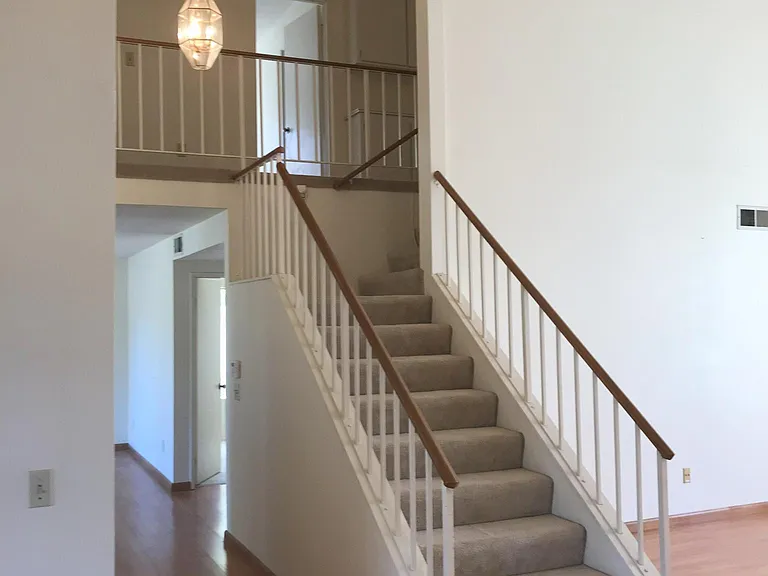 Stairs and upper bedrooms - cleared